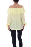 T-SHIRT SHOULDERS DENUDEES 6023 YELLOW