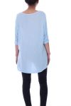 T-SHIRT KLOK 7003 BLAUW