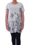 LARGE SIZE TUNIC PRINTED 9097 BEIGE