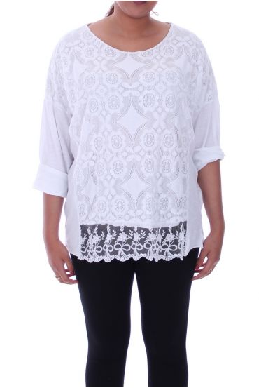 LARGE SIZE TUNIC MIX CONTENTS 6054 WHITE