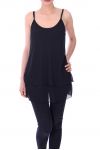 TOP CON BRETELLE 9107 NERO