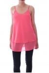 TOP HAS SHOULDER STRAPS 9107 CORAL