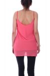 TOP HAS SHOULDER STRAPS 9107 CORAL