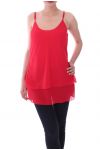 TOP HAS SHOULDER STRAPS 9107 RED