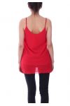 TOP A BRETELLES 9107 ROUGE