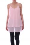 TOP CON BRETELLE 9107 ROSA