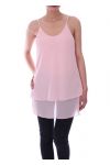 TOP CON BRETELLE 9107 ROSA