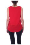 TOP CREMALLERAS PERLAS 9116 ROJO