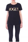 T-SHIRT VOGUE 9114 BLACK