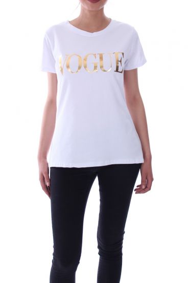 T-SHIRT, VOGUE 9114 BIANCO