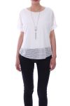 TOP AJOURE 9028 BIANCO