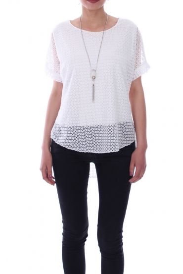 TOP AJOURE 9028 BIANCO