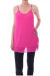 TOP HAS SHOULDER STRAPS 9107 FUSHIA