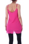 TOP HAS SHOULDER STRAPS 9107 FUSHIA