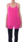 TOP HAS SHOULDER STRAPS 9107 FUSHIA