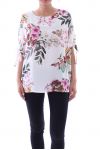 TUNIC PRINT FLORAL 9124 WHITE