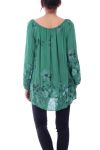 TUNIC PRINTED SHOULDERS DENUDEES 5097'AZUR