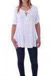 TUNIC WIDE BOHEME 9137 WHITE