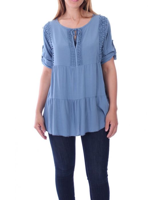 TUNIC WIDE BOHEME 9137 BLUE