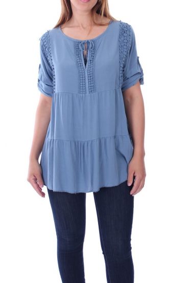 TUNIC WIDE BOHEME 9137 BLUE