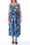 KLEID DRUCKT TROPICAL 9131 ROYAL