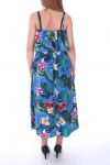 KLEID DRUCKT TROPICAL 9131 ROYAL