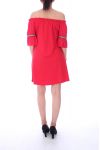 KLEID POMPOM 9127 ROT