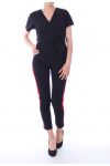 COMBINAISON PANTALON BANDE 9130 ROUGE