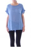 TOP POCHE PAILLETEE 9135 BLEU