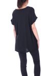 TOP POCKET PAILLETEE 9135 BLACK