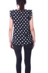 TOP A POIS 9128 NOIR