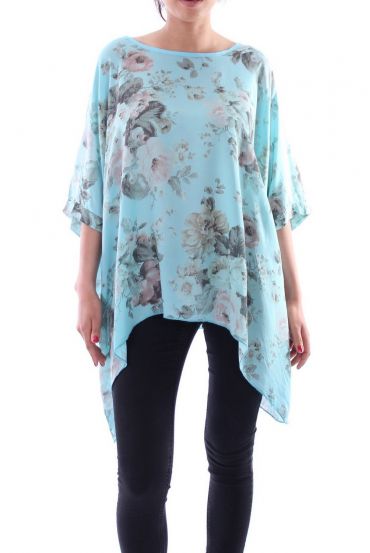 TUNIC ASYMMETRIC COVER 9168 BLUE