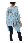 TUNIEK ASYMMETRISCHE KAP 9168 BLAUW