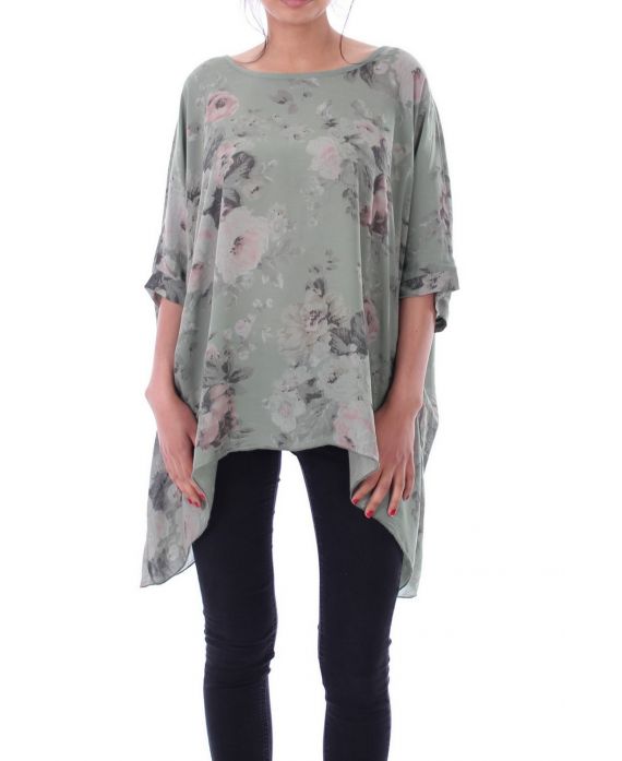 TUNIC ASYMMETRIC COVER 9168 MILITARY GREEN