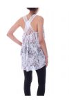 TOP OPEN BACK 9166 WHITE