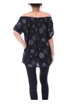 TUNIC PRINTED 9165 BLACK