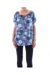 TUNIC PRINTED 9165 BLUE