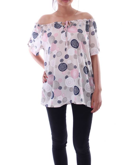 TUNIC PRINTED 9165 BEIGE