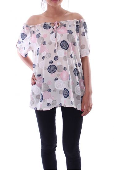 TUNIC PRINTED 9165 BEIGE