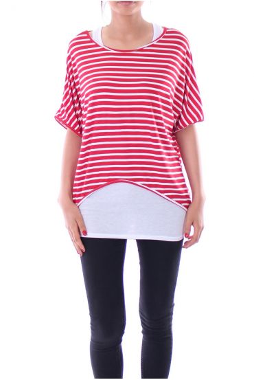 T-SHIRT 2 PICES 9164 ROOD