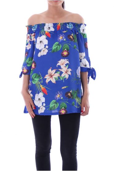 TOP FLEURI 9161 BLAU