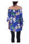 TOP FLEURI 9161 BLAU