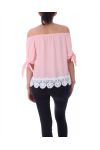 LACE TOP KRALEN 9160 ROSE