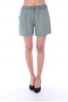 LINEN SHORTS, 9139 KHAKI