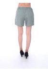 LINEN SHORTS, 9139 KHAKI