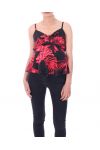 TOP DRUCKT TROPICAL 9149 SCHWARZ