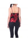 TOP DRUCKT TROPICAL 9149 SCHWARZ