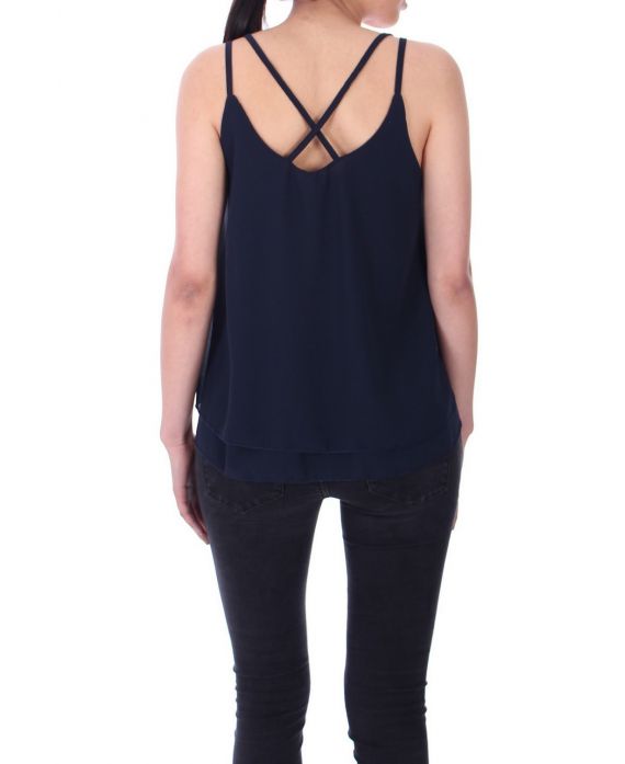 TOP BACK CROSS NAVY