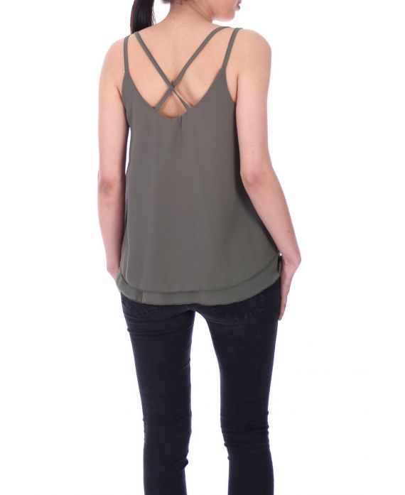 TOP BACK CROSS KHAKI