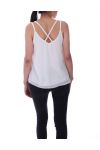 TOP BACK CROSS WHITE